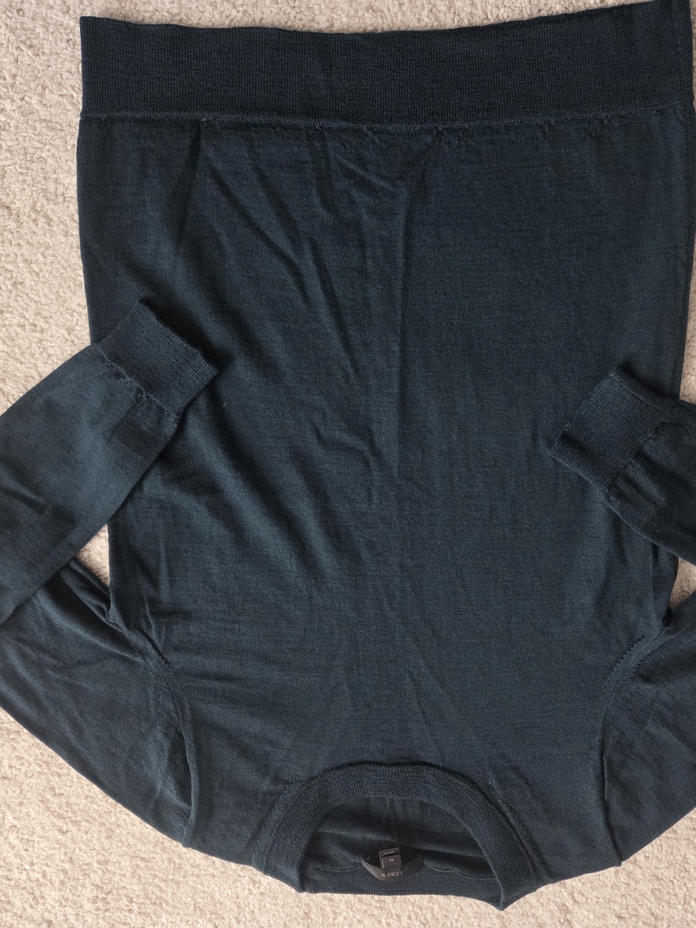 J Crew Merino Teal  Sweater